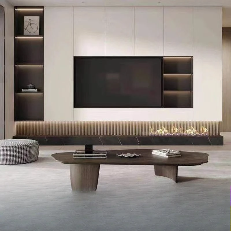 Stainless Steel TV Niche Living Room Background Wall Recessed 65/75/85