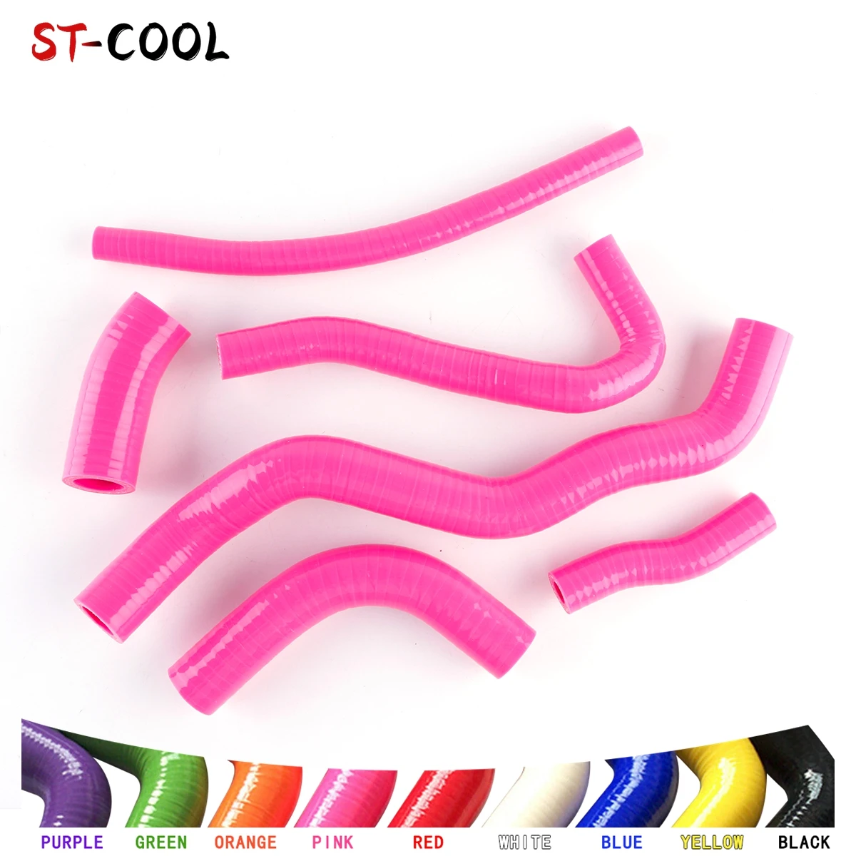 FOR 2002-2012 SUZUKI DRZ400SM DRZ 400 SM Radiator Hoses 2003 2004 2005 2006 2007 2008 2009 Silicone Tubes Kit 6Pcs 11 Colors