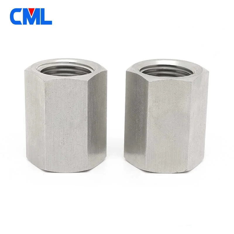 1/8 Zoll 1/4 Zoll 3/8 Zoll 1/2 Zoll BSPP Innengewinde-Sechskant-Kupplung aus 304 Edelstahl, Rohrverschraubungsadapter, Hochdruckadapter – Detail 7