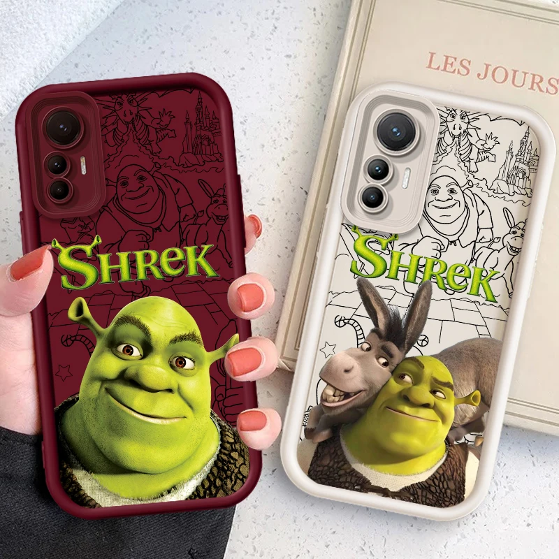 

Movie Anime S-Shreks Art Eye Ladder For Xiaomi MI 14 12T 11 Lite Poco M3 X5 X4 F5 F4 F3 F2 GT Pro 5G TPU Phone Case