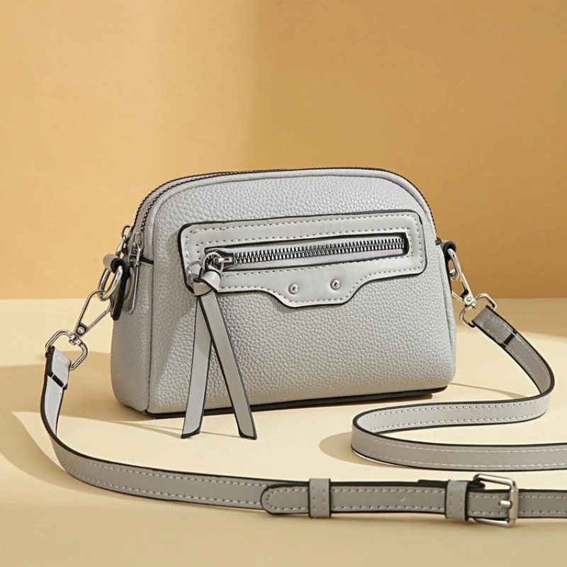 

Женская элитная новая кожаная сумка через плечо 2025 года, роскошный бренд, известный дизайнер, модный дизайн, популярная классика, элегантная повседневная сумка ​