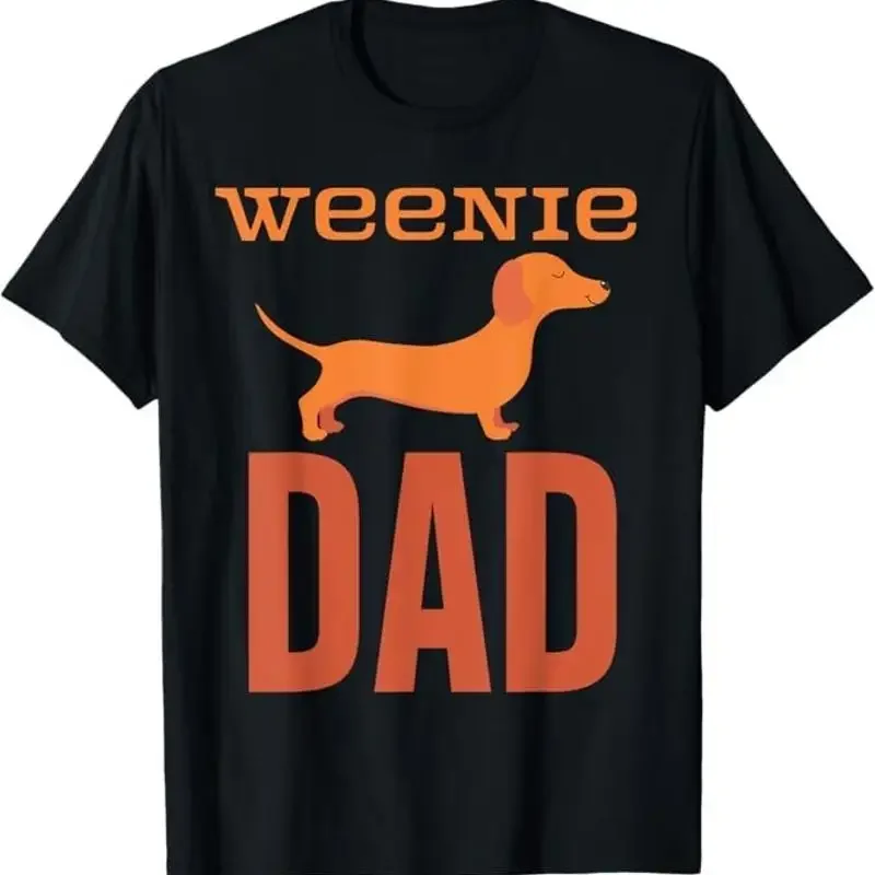 Weenie Dad Dachshund Doxen Wiener Dog Badger Funny Doxie T Shirt