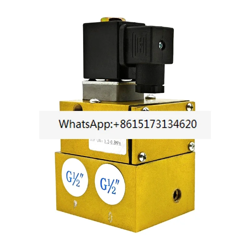Pneumatic welding machine special solenoid valve K24JD-8S/10S/15S two-position four-way Wuxi type cut-off PC24
