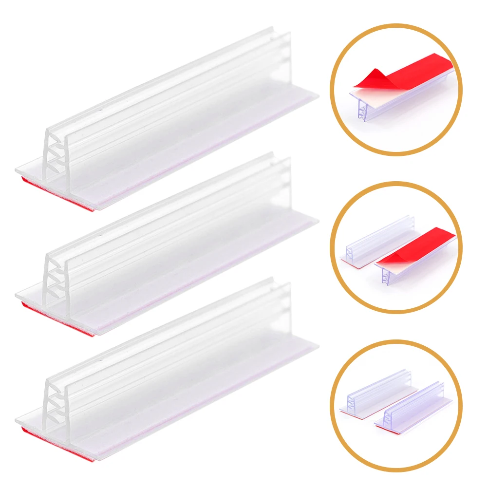 Ad Folder Poster Board Name Tag Stand Bracket Transparent Clips for Fastening Tags