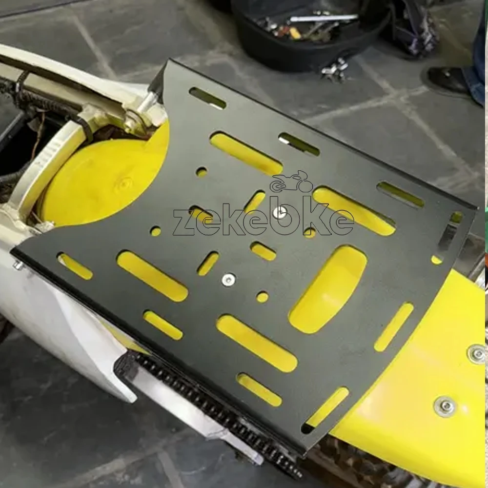 دراجة نارية الخلفية رف أمتعة البضائع رف دعم الرف حامل صالح لسوزوكي DR650 1990-2020 2021 2022 2023 2024 2025 DR 650