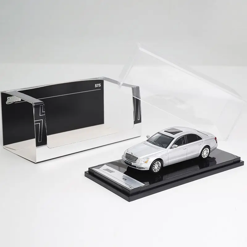 รถโมเดลโลหะผสม DCT/ Shadow 1/64 Mercedes-Benz Maybach 57S ของเล่นเด็ก ของขวัญคริสต์มาสสำหรับเด็กผู้ชาย