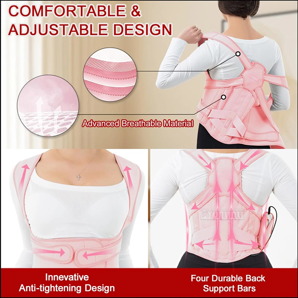 Yunlin Li Electrically heated open shoulder correction belt