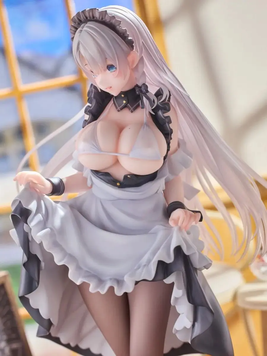 Judai 28cm Original Otherwhere Maid no Oneesan Maid Sister Cynthia PVC Action Figure Model Toys In Stock