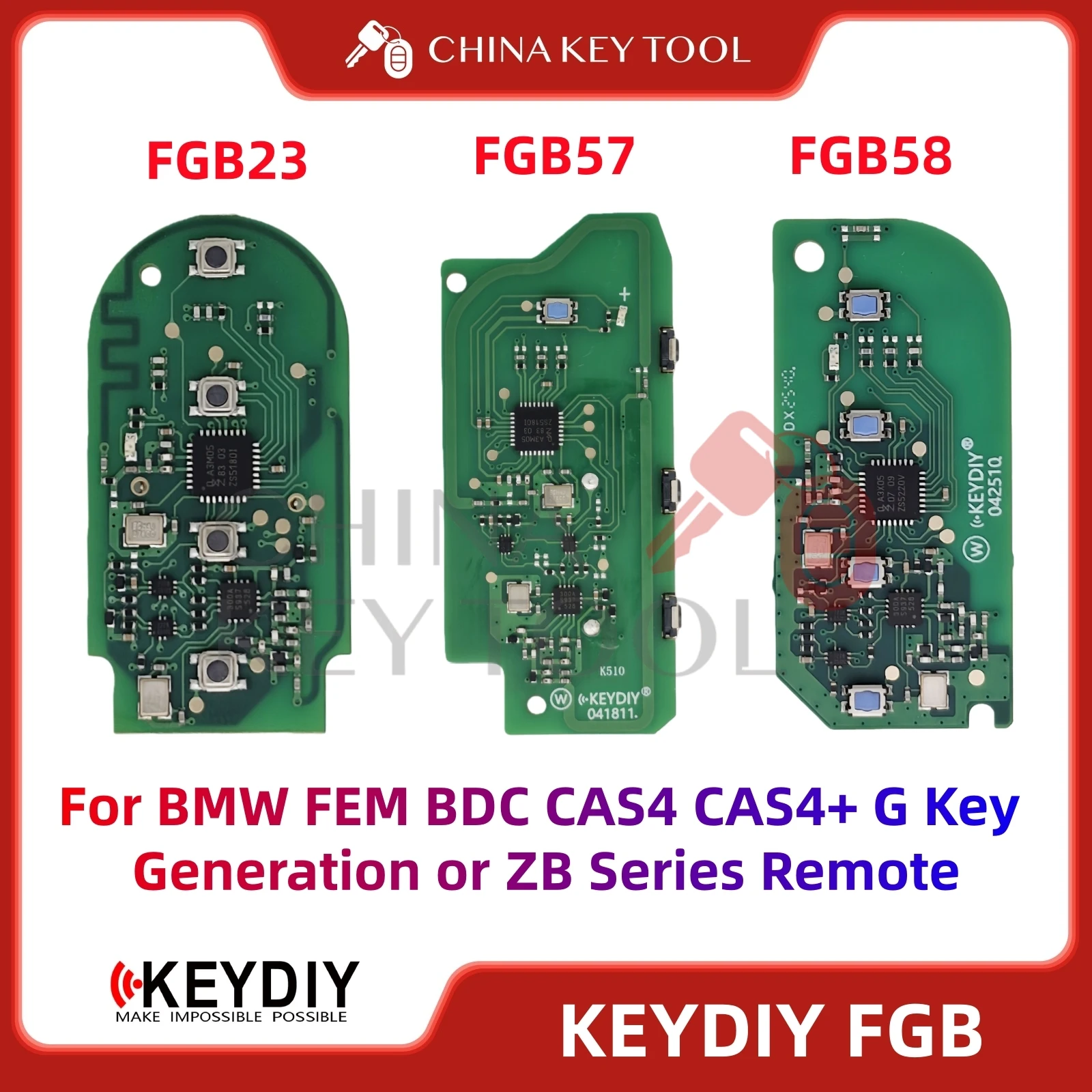 

KEYDIY KD FGB серии FGB23 FGB57 FGB58 PCB 434 МГц для BMW CAS4 CAS4 FEM BDC BDC2 BDC3 BCP
