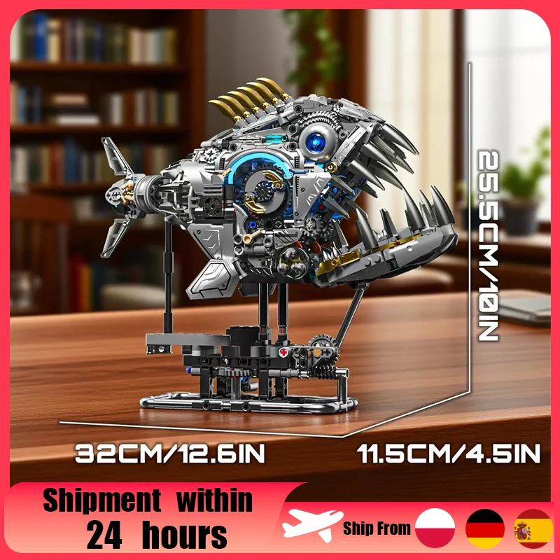 1085 elementów MOC Techniczne Klocki Mechaniczne Piranha z Polski za $22.13 / ~86zł 1085 elementów MOC Techniczne Klocki Mechaniczne Piranha z Polski za $22.13 / ~86zł