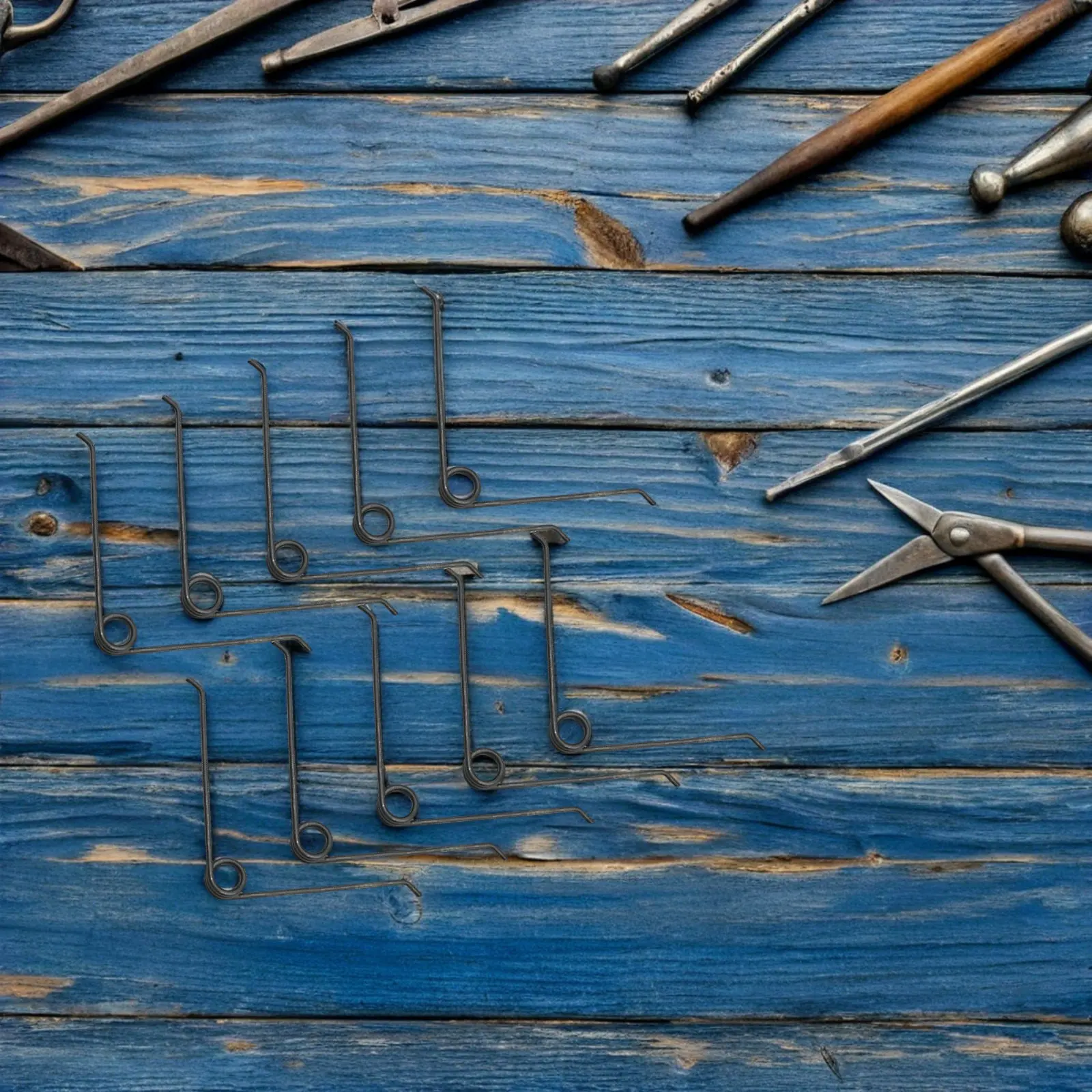 

10 шт. V-образные пружины для секаторов из нержавеющей стали, антикоррозийные, для садовых инструментов, для обрезки, стальные пружины