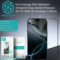 Nillkin For iPhone 16 Pro Max/16 Pro 3D CP+MAX Full coverage glass tempered film mobile phone protective film For iPhone 16 Plus