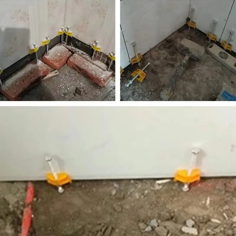 Manual tile Locator Wall Tiles regulator Height Adjustment Positioner Leveler Ceramic Fine Thread Rising Leveling Tool wholesale