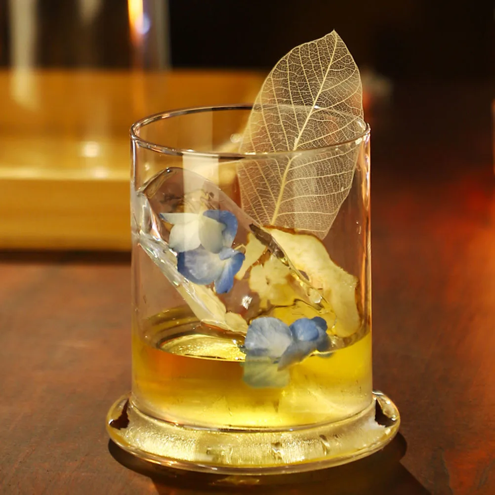 Juego de vasos de cóctel con diseño de humo creativo, para almacenamiento de bebidas, Bar, exhibición, recuerdos de fiesta, inauguración de la casa, Idea de regalo de cumpleaños, 1 Juego