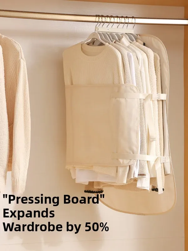 

Cred Clothing Storage Board Dustproof Cover down Jaet Fabric Storage Bag for Wardrobe Organization And Home Use