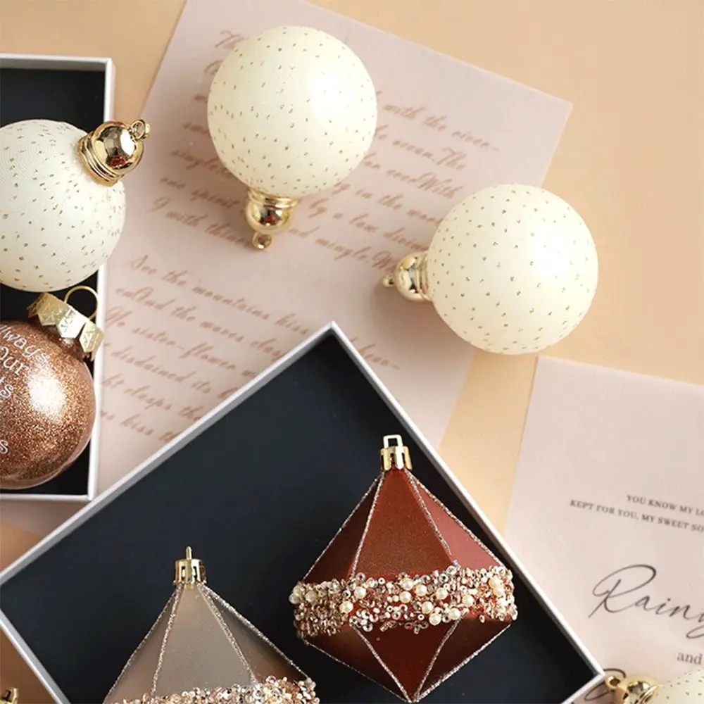 

Shatterproof Christmas Ball Big Delicate Christmas Tree Pendant Waterproof Creative Hanging Ornament New Year