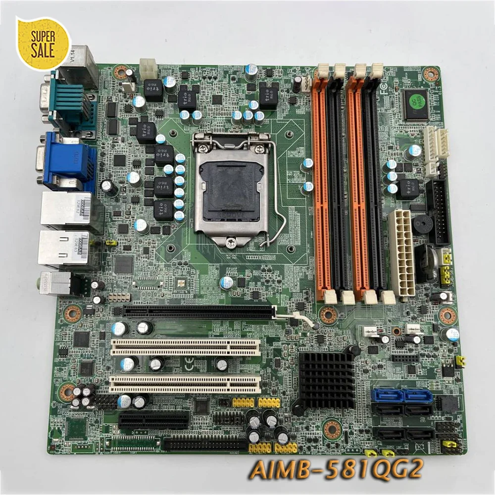 For Advantech AIMB-581 REV:A1 Industrial Motherboard AIMB-581QG2 Quad CPU 1155-pin Micro ATX