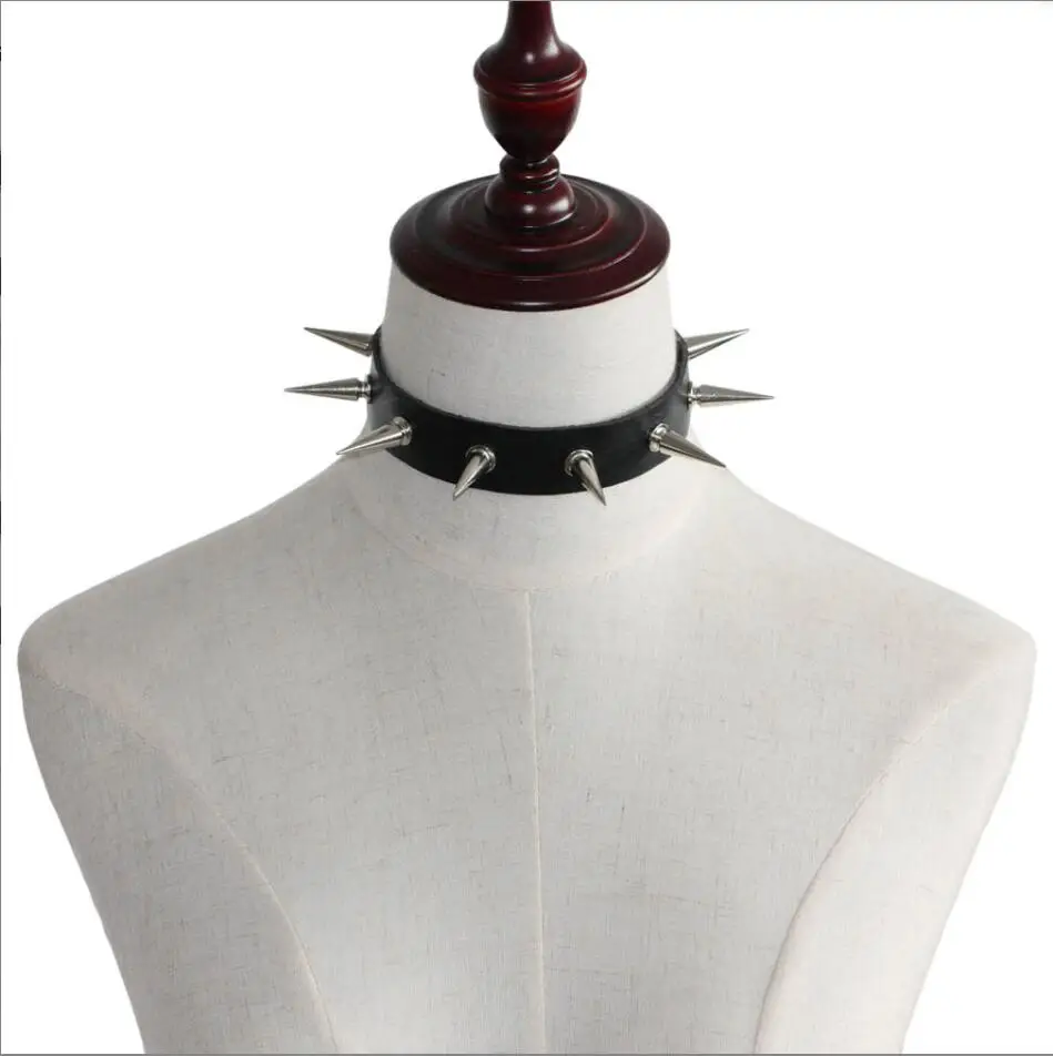 Harp Spiked Bezaaid Lederen Halsbanden Pu Voor Kleine Middelgrote Honden Huisdier Kraag Klinknagels Anti-Bite Huisdier Producten Nekband S2957