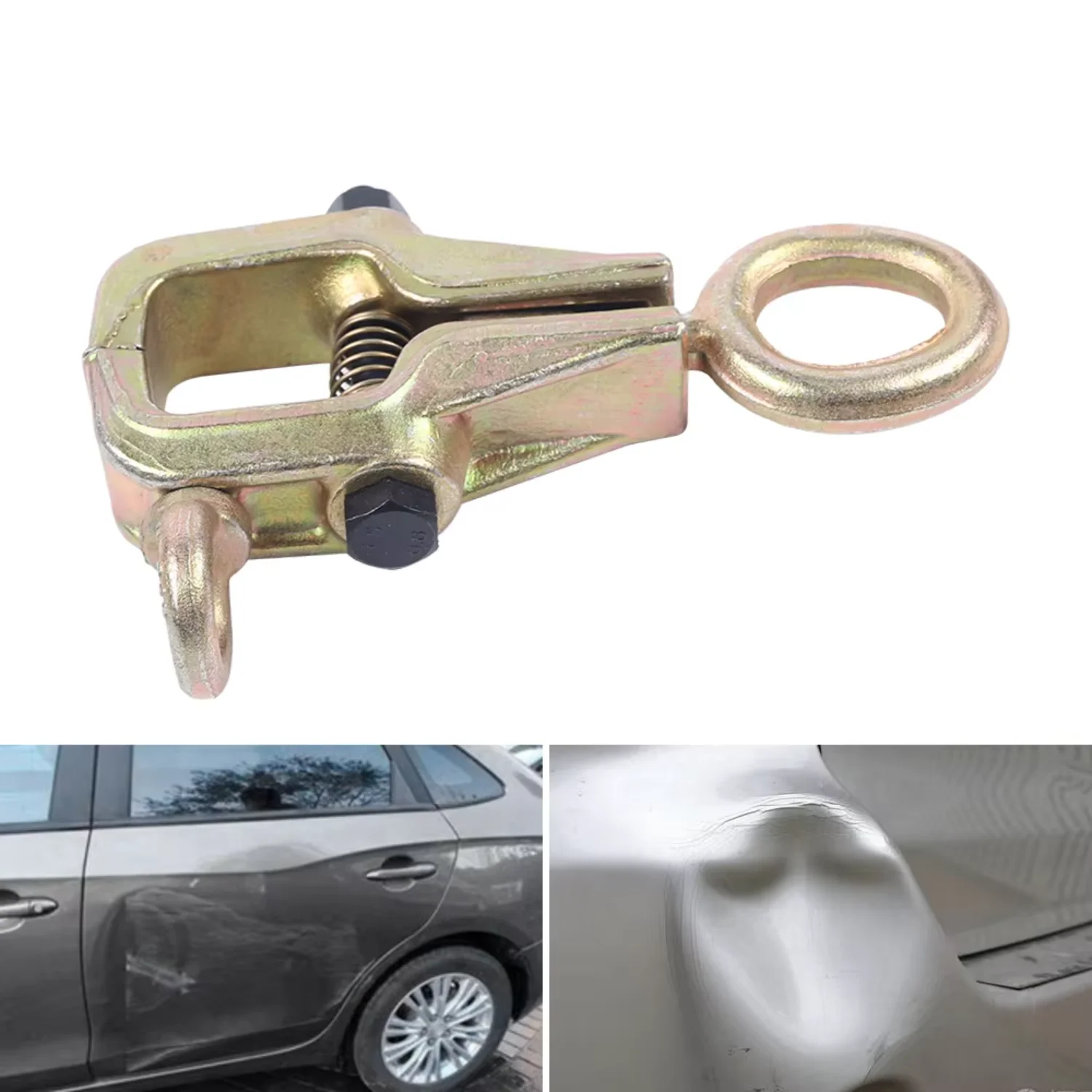 5T Pull Clamp, Two-Way Directional Clamp, Pull Holder, Body Straightening Clamp, 22 x 8.5 cm, Dent Repair, Directional Clamp