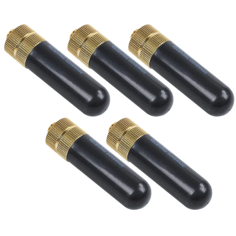 Antenna dual band femmina 5X SRH805S SMA-F per Baofeng GT-3 UV-5R BF-888S Radio-A74Z