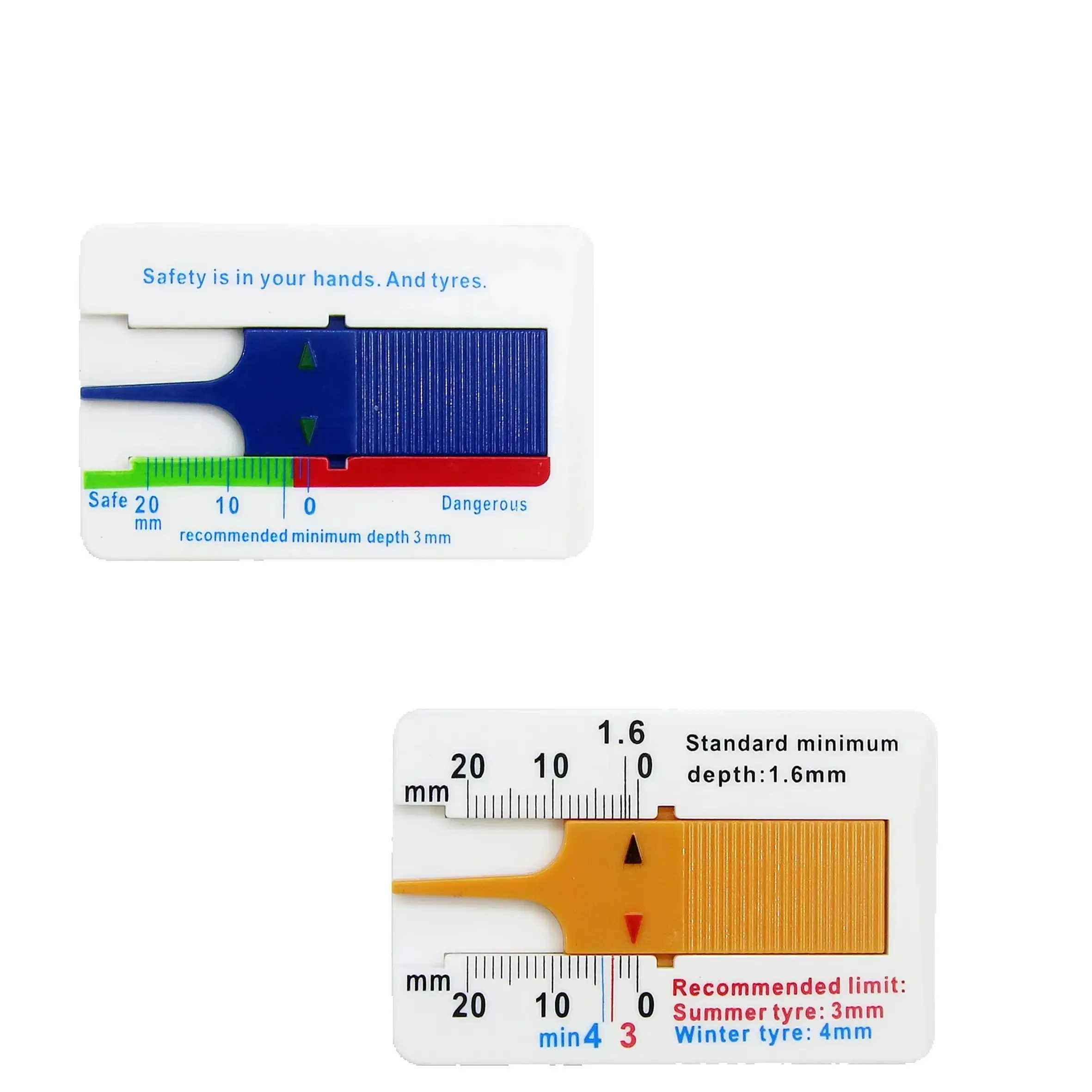 0-20MM Car Tyre Tread Depth Gauge Caliper Tire Pattern Depth Ruler Wheel Measure Car Tire Thickness Detection Diagnostic Tools