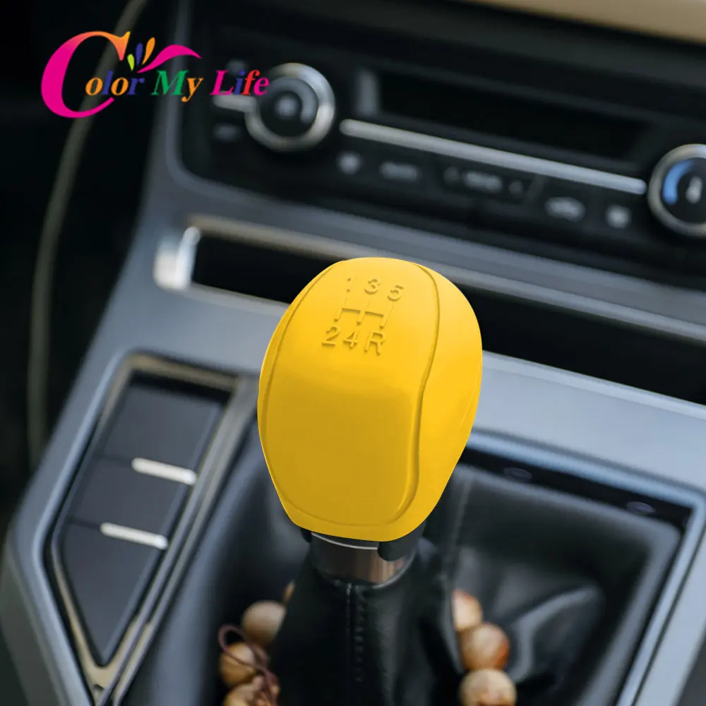 Silicone Car Gear Head Shift Knob Cover for Peugeot 206 307 406 407 207 208 308 508 2008 3008 4008 6008 301 408