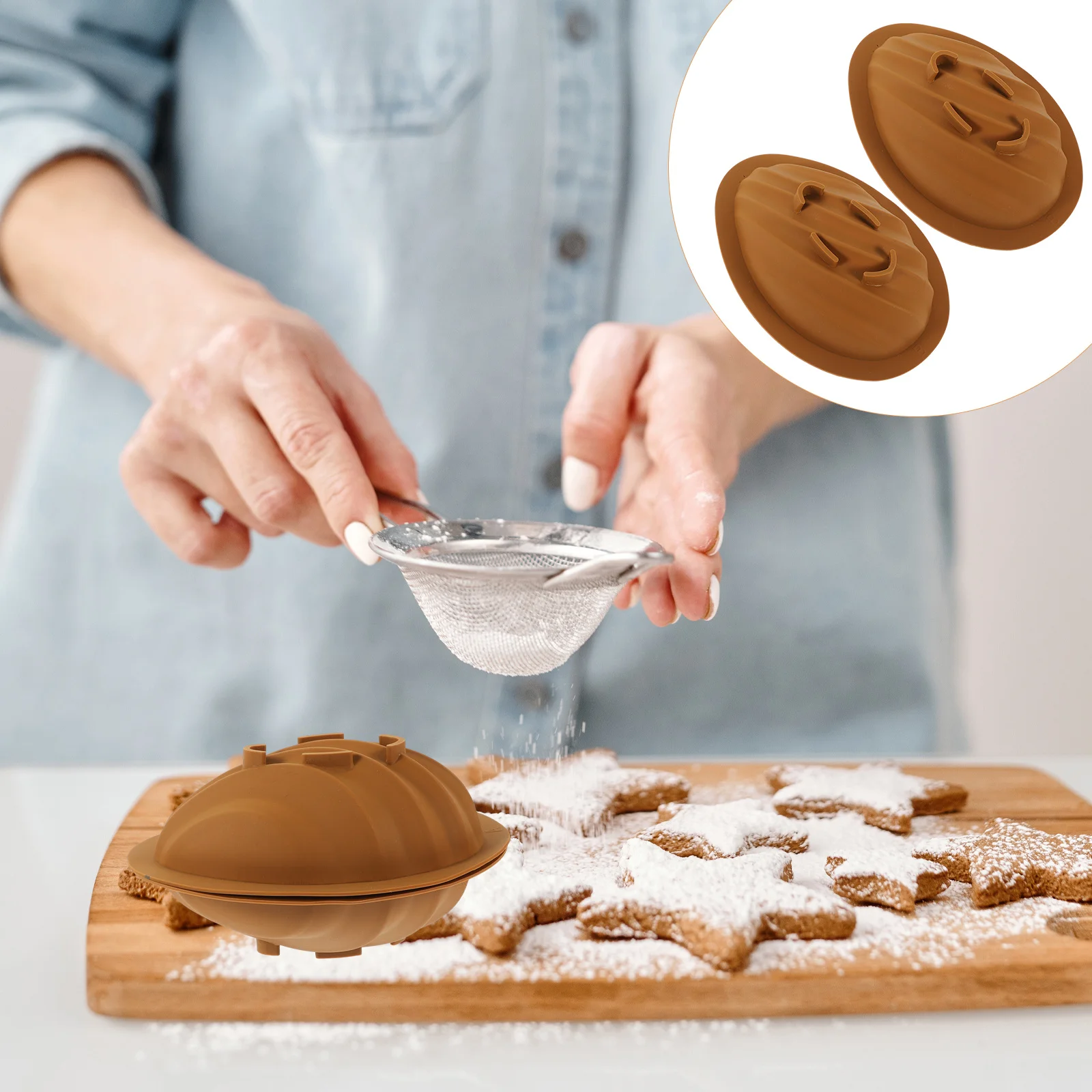 

1 Set Of Egg Shape Chocolate Cake Mold Silicone Baking Tool For Cookie Fondant Candy Making Easter Dessert Diy