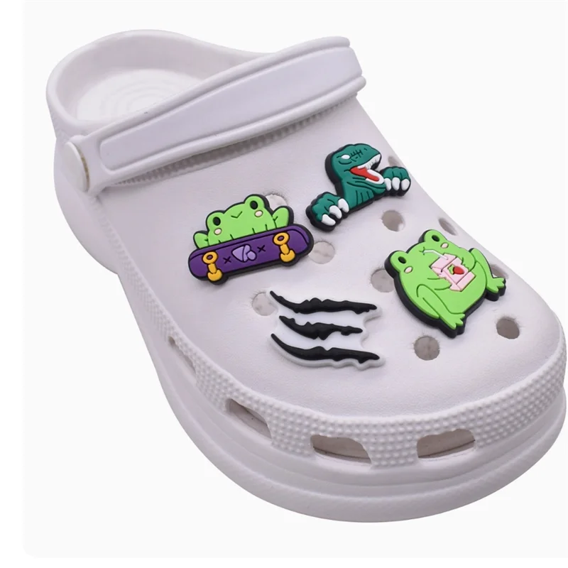 Frösche Tier-Schuhanhänger für Crocs-Schuhe, Accessoires, Dekorationen, passend für Jungen, Mädchen, Kinder, Frauen, Teenager, Weihnachtsgeschenke, Partygeschenke