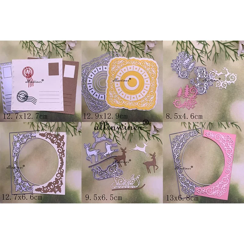 

Новая рождественская серия, металлические штампы для DIY, скрапбукинг, альбом, бумажные карты, декоративные поделки, тиснение, высечки