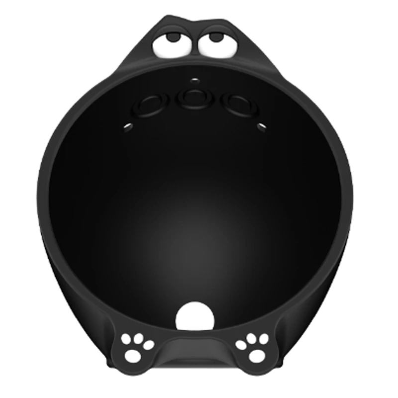 

ABFA-силиконовый чехол для Amazon Echo Spot 2024, мягкий водонепроницаемый пылезащитный портативный защитный чехол для динамика Echo Spot