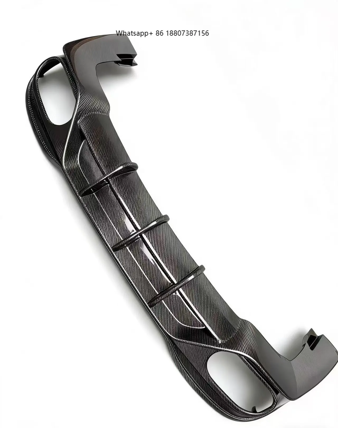 

New for CLA Class CLA35 CLA45 W118 C118 Carbon Fiber Exhaust Rear Diffuser & Bumper Spoiler