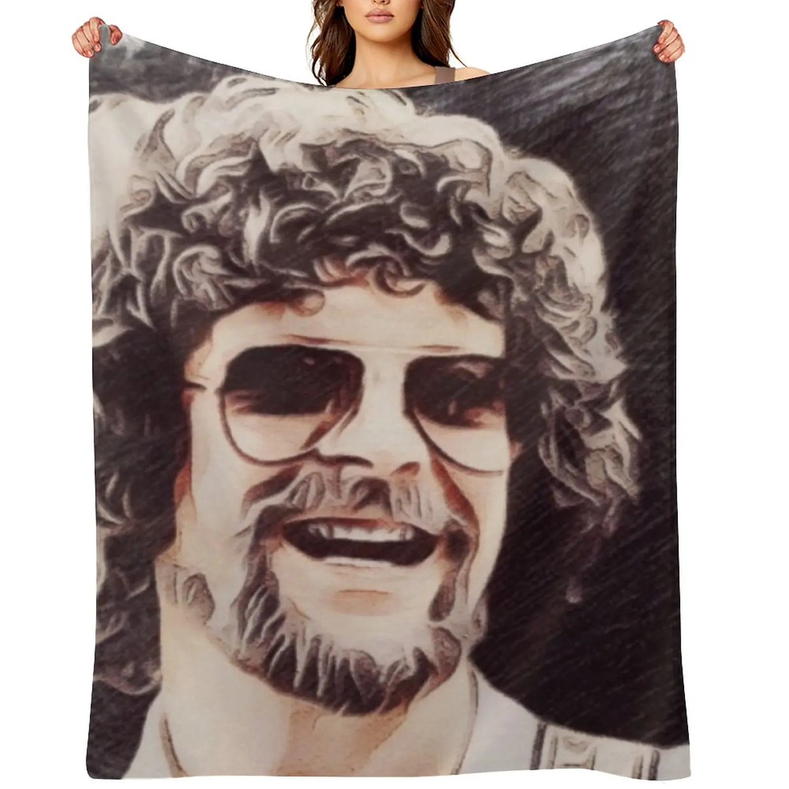 

Jeff Lynne, Music Legend Throw Blanket sofa bed Cute Plaid heavy to sleep Blankets Sofas Of Decoration Blankets