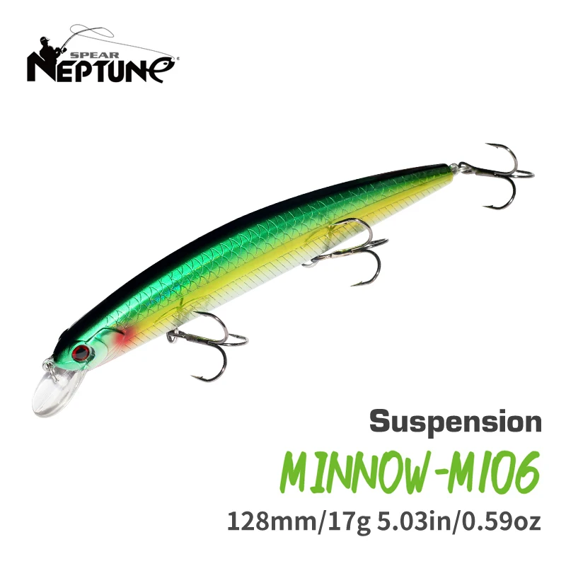 Fishing Lures 17g128mm Suspension Minnow Hard Bait Artificial Saltwater Jerkbait Wobbler for Trolling Trout Bass Swimbait Tackle