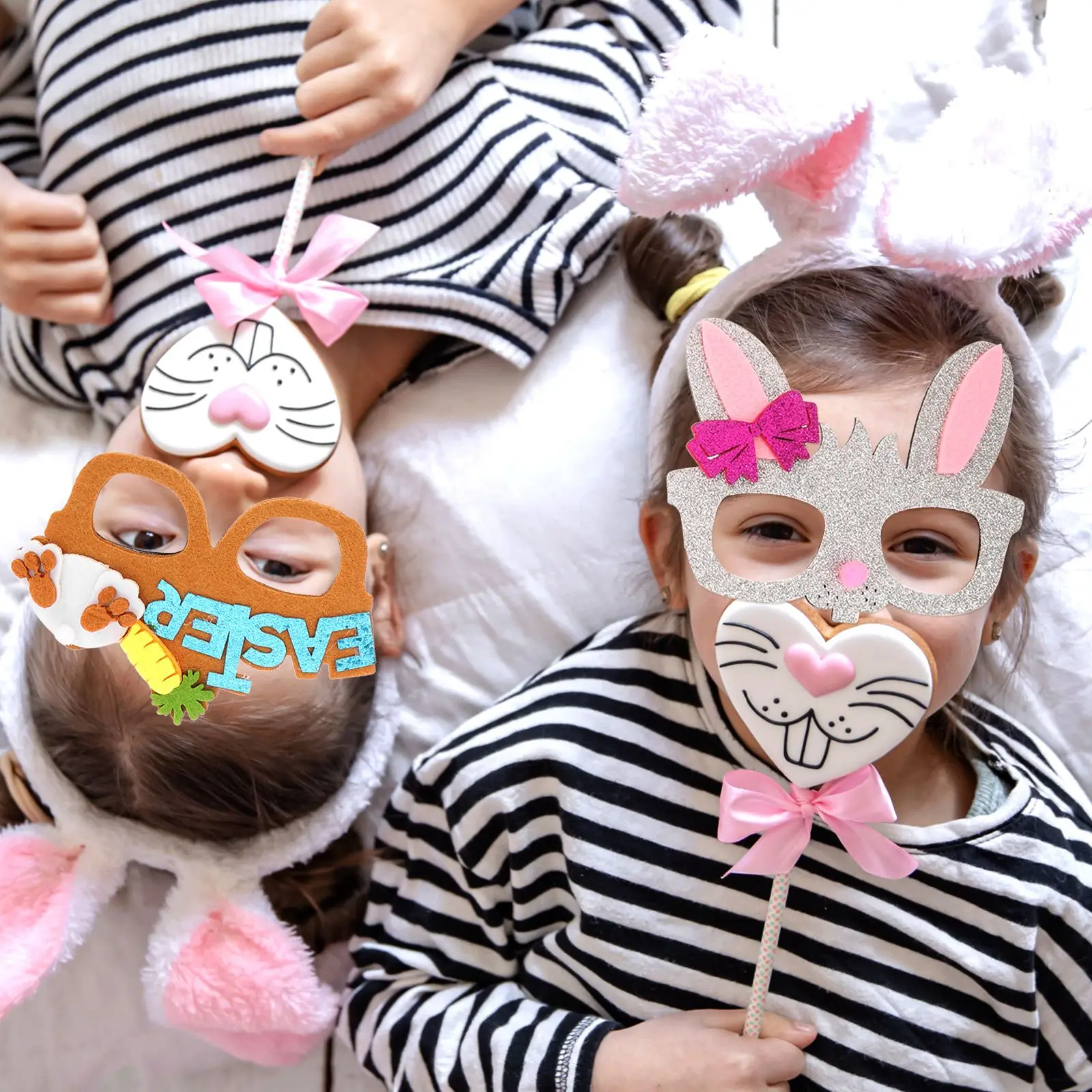 6-delige paasbril Festivalbrillen Feestrekwisieten Benodigdheden voor kinderen Frames maken