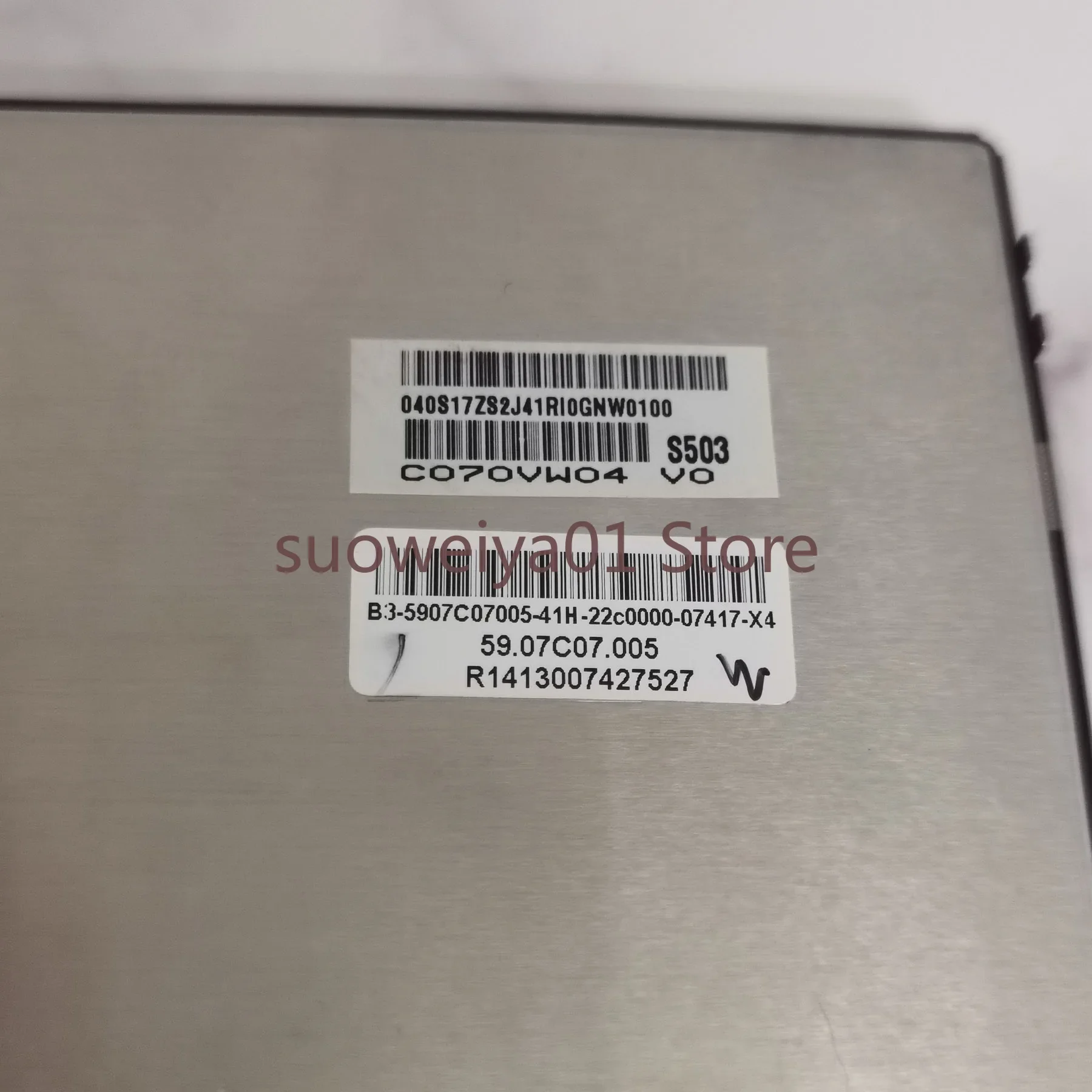 7 Inch LCD Display C070VW04 V0 with Touch Screen Panel WLED TTL for AUO GPS Navigation Screen