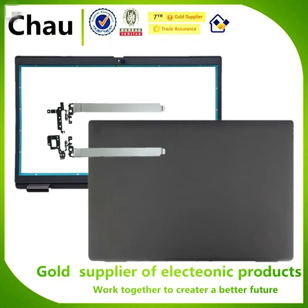 Novo para dellattiude 3520 e3520 lcd capa traseira caso superior/lcd moldura frontal capa/dobradiças lcd capa 017xcf 0wmnwx 04y37v