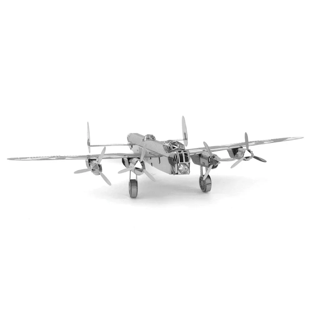 3D Lancaster Bomber Home Decor Metal Figurine Puzzle DIY High Difficulty Hand-assembled Model! Desk Decoration Birthday Gifts