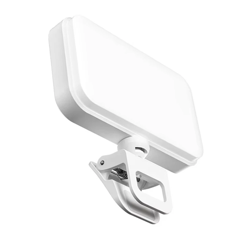 

Светильник для селфи для ноутбука, светодиодный светильник с клипсой для телефона, планшета, компьютера, для фотографии, макияжа, зум, конференц-светильник-Y96A