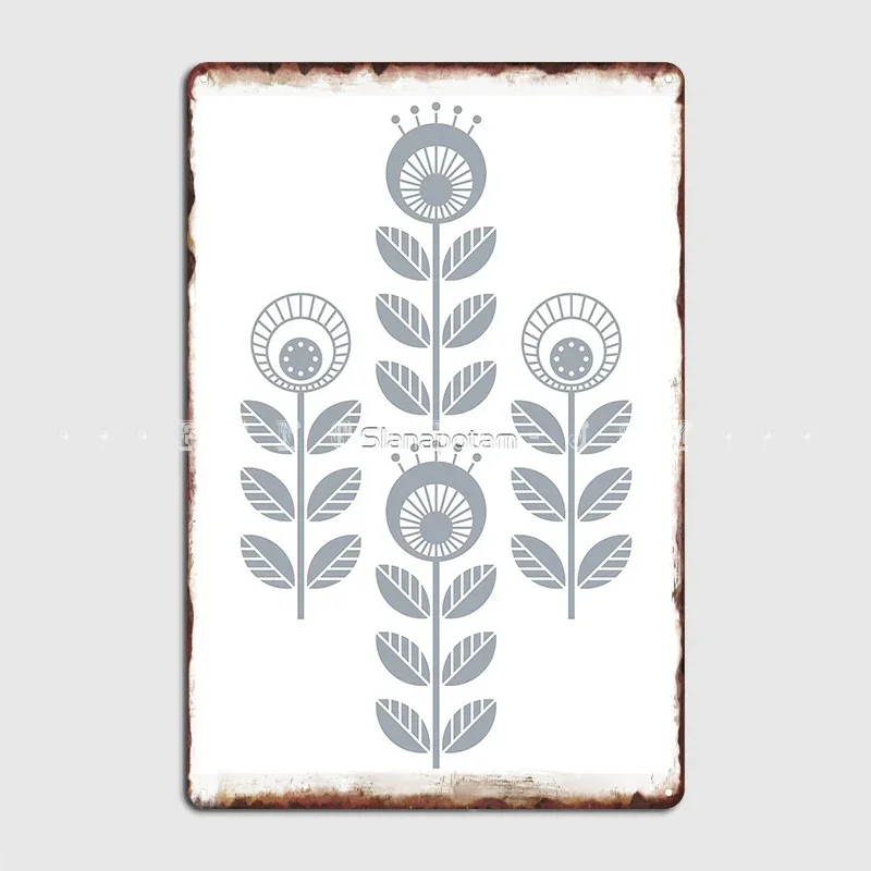 Scandi Garden Metal Sign Cinema Garage Club Bar Create Plates Tin Sign Posters
