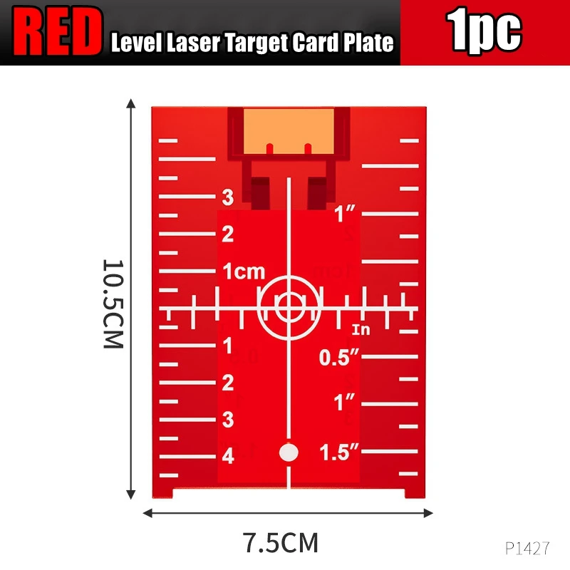 Мишеньная доска для лазерного уровня, красный/зеленый линейный луч, дистанционная пластина, дюйм/см, доска для выравнивания, инструмент, висит на стене и пол
