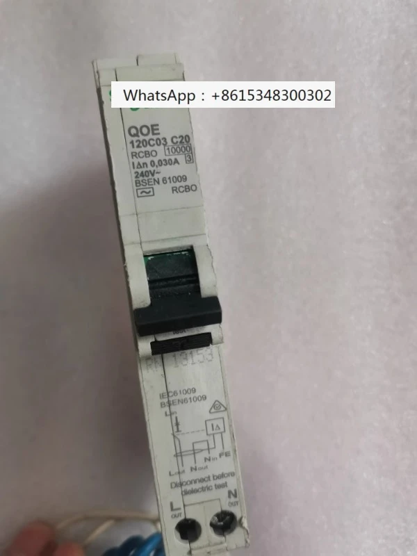 Authentic 220V voltage QOE120C03 1P C20RCBO electromagnetic leakage switch current 30ma