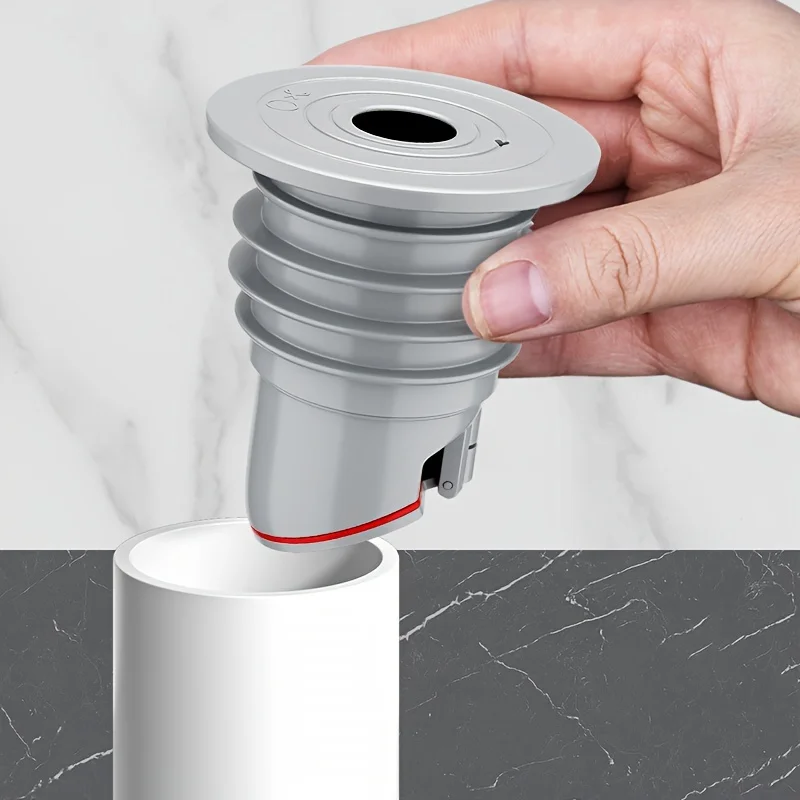 Anti Backflow and Anti Odor Floor Drain Plug, Equipped with Silicone Sealing Ring, Used for Drainage Pipes