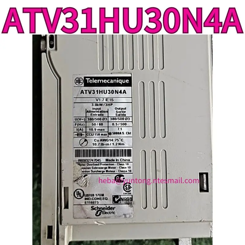 Używany przetwornica częstotliwości ATV31HU30N4A, 3kw, 380v