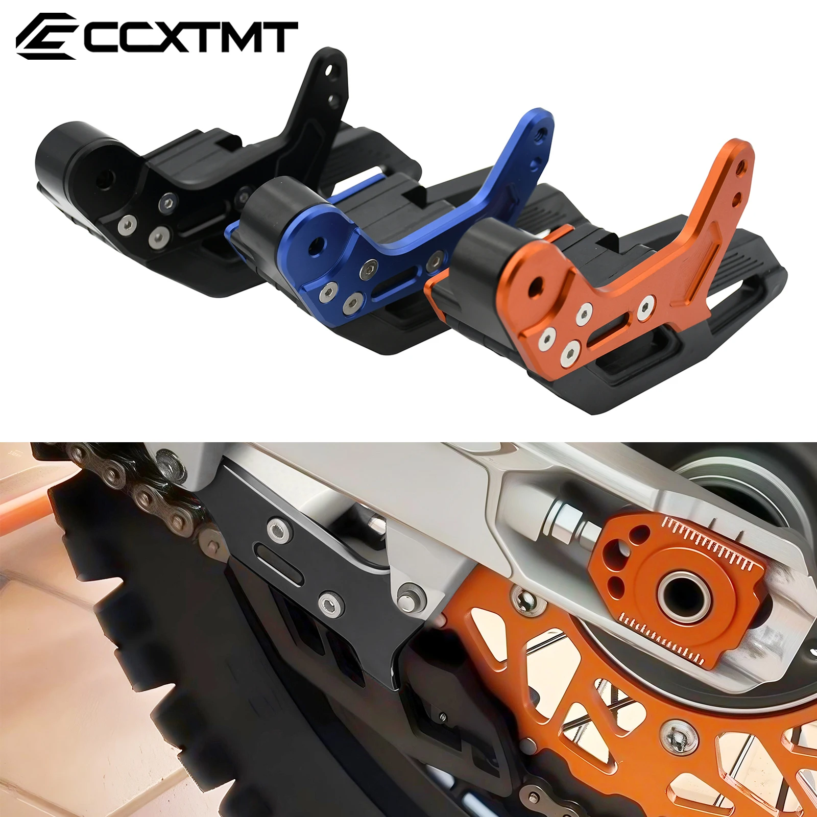 Motorcycle CNC Chain Guide Guard Protection For KTM 125 250 300 350 400 450 500 SX SXF EXC EXCF XC XCF XCW 2008-2020 2021 2022