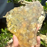 Natural Golden Mica Lepidolite Crystal Slice Polished Stone Slab Reiki Healing Specimen Meditation Home Decor Gifts 4