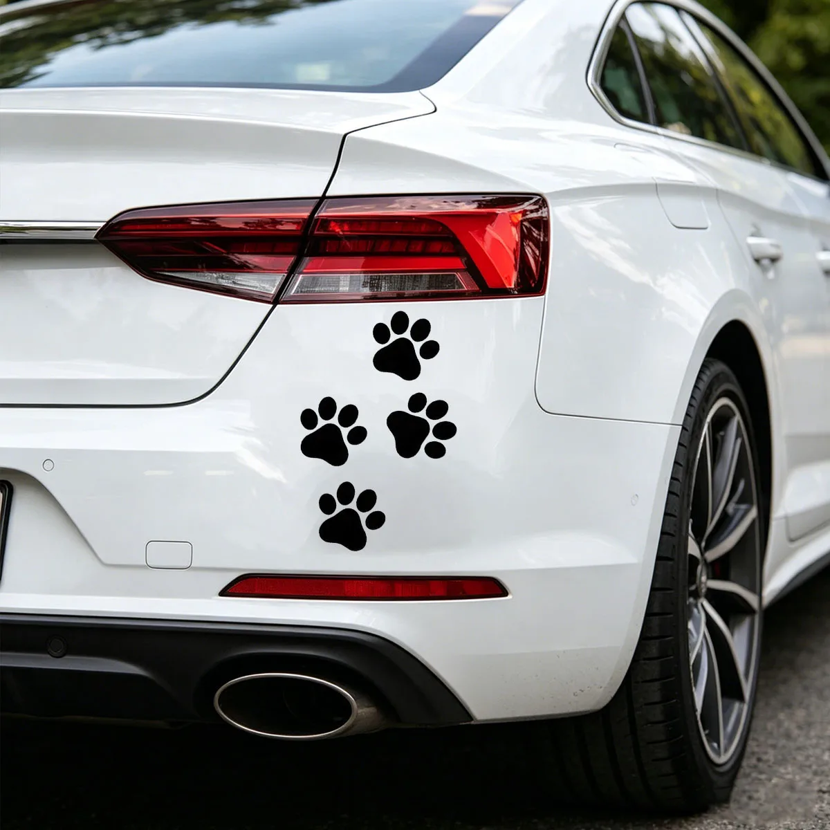 

car stickers creative decals dog paw stickers, cat paw stickers, waterproof car stickers, cute car accessories
