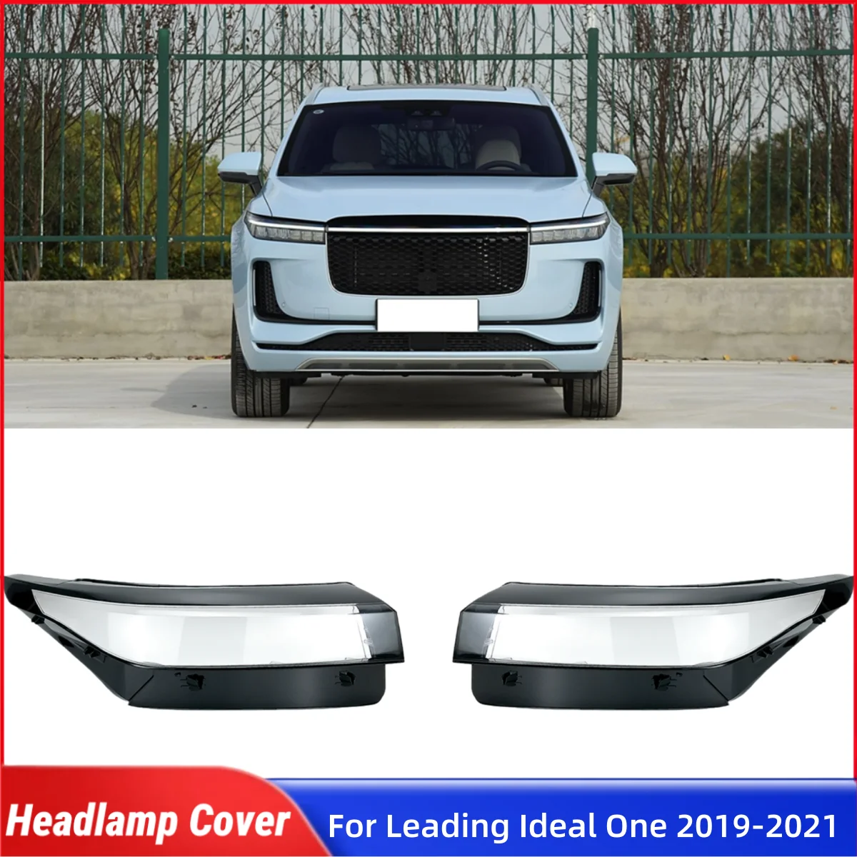 For Leading Ideal One 2019 2020 2021 Car Interior Replacement Parts Lampcover Caps Headlights Cover
