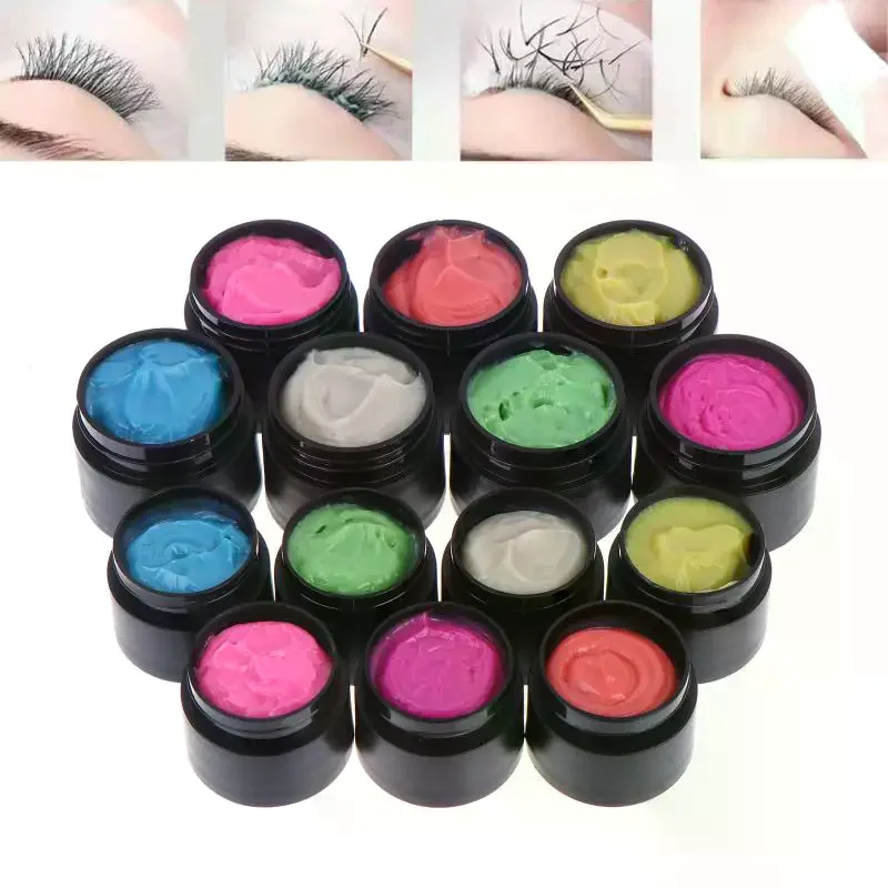 1Pcs Fragrancy Smell Cream 5/10g Fruit Flavour Eyelash Glue Remover Zero Stimulation Quick Removing Lash Extension Tool