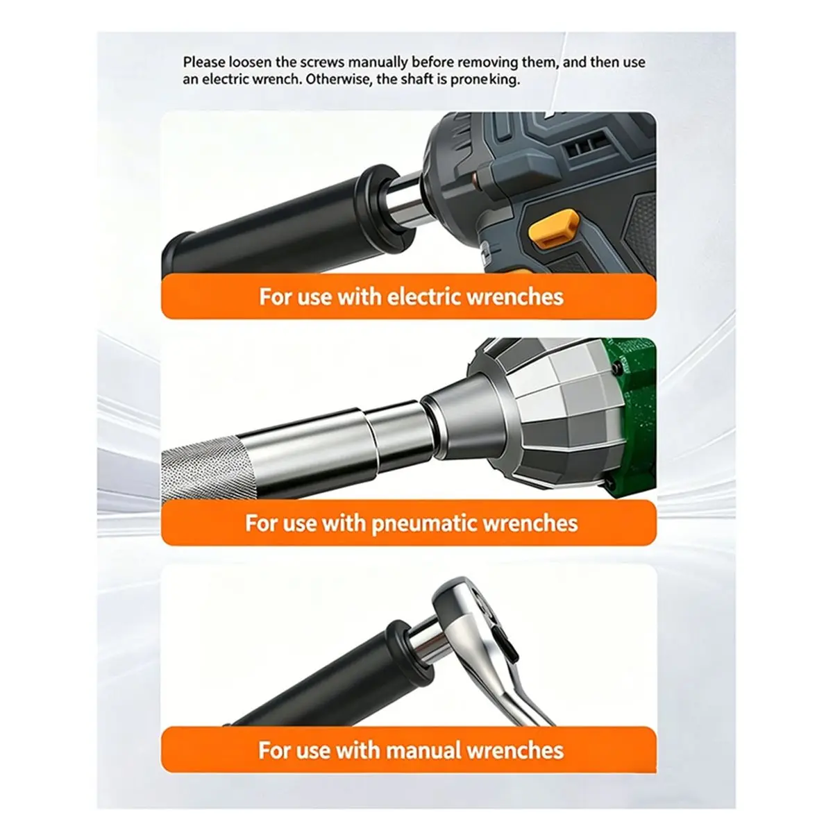 Ratchet Wrench 72 Tooth Offset Impact Extension Bar 1/2 Drive High Torque Auto Repair Hand Tool for Tight Space