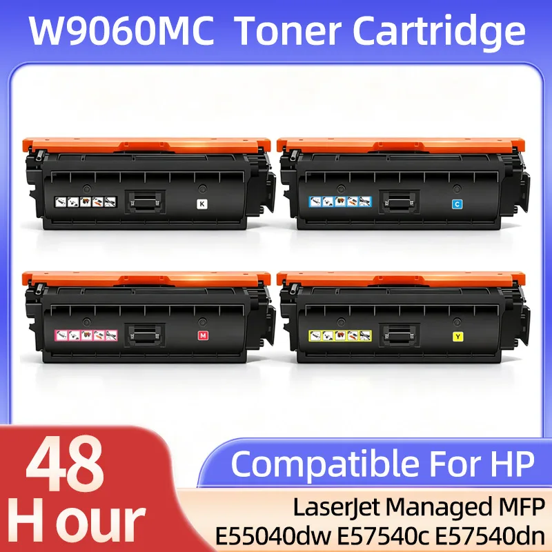 W9060MC W9061MC W9062MC W9063MC Toner Cartridge Compatible HP Color LaserJet Managed MFP E55040 E55040dw E57540 E57540dn E57540c